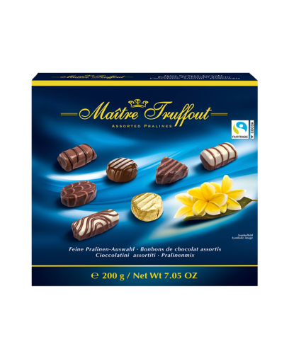 15 200g Pg Maitre Truffout Pralinenmischung blau  