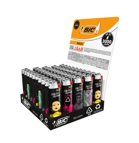 50 1St Pg BIC Feuerzeug Mini Reibrad Pastell 