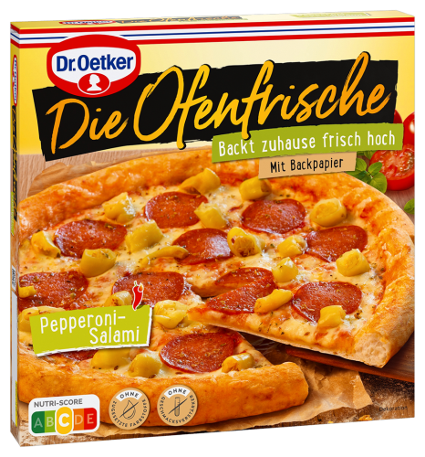5 415gr Pg TKK Dr. Oetker Die Ofenfrische Pizza Pepperoni 