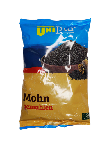 25 200gr Pg UNIPUR Mohn gemahlen 