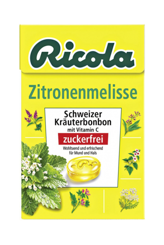 10 50g Pg Ricola Zitronenmelisse zuckerfrei 