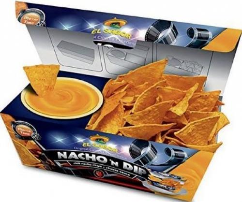 12 175gr Bt El Sabor Nacho n Dip Cheese Box 