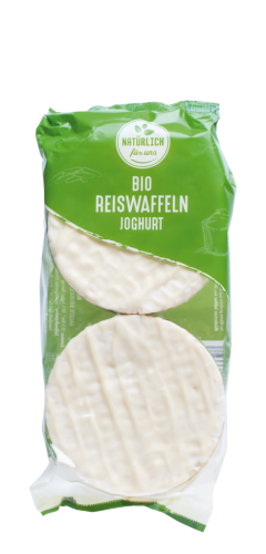 12 100g Pg Natürlich für uns BIO Reiswaffel Joghurt  