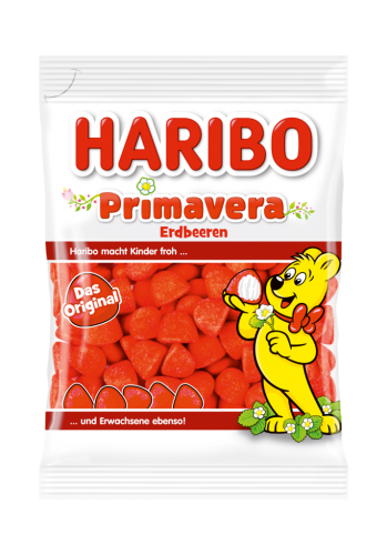 16 100g Bt Haribo Primavera Erdbeeren  