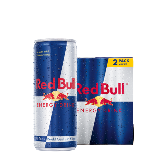 12 2er Pg Red Bull Energy Drink 0.25l Dose 