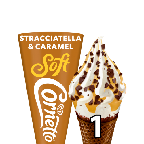 24 140mlPg Eskimo Cornetto Soft Stracciatella & Caramell 