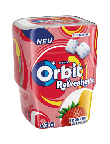 6 30St Pg Orbit Refreshers Erdbeere Zitrone Bottles 