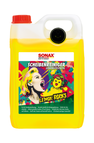 4 5.00l Ka Sonax Scheibenreiniger gebrauchsfertig Lemon Rocks 