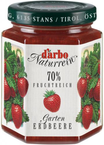 6 200g Gl Darbo Fruchtreich Gartenerdbeere Konfitüre 