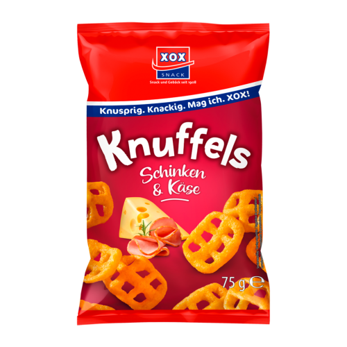 14 75g Pg XOX Knuffels Schinken & Käse 