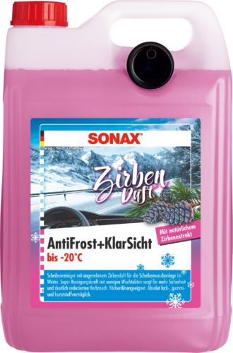 4 5.00l Pg Sonax AntiFrost Klarsicht Zirbe Scheibenfrostschutz gebrauchsfertig 