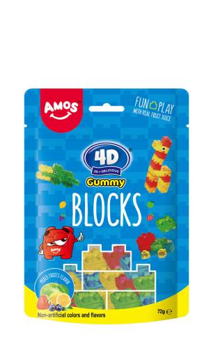 36 72g Bt Amos 4D Gummy Blocks 