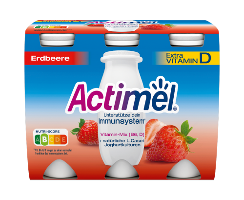 4 6er Pg Danone Actimel Erdbeer 