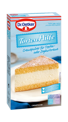 11 175g Pg Dr. Oetker Tortenhilfe Topfen/Joghurtcreme 