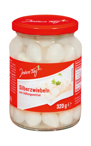 12 370ml Gl Jeden Tag Silberzwiebeln 