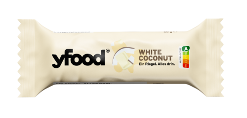 12 60g Pg yfood Bar White Coconut 