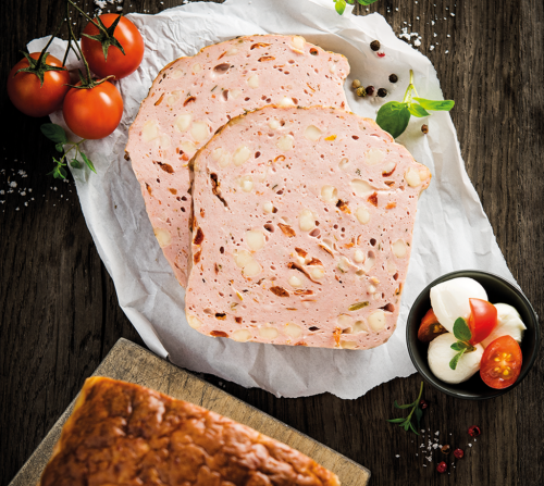 1 1.8kg Pg Gourmetfein Tomate-Mozzarella-Leberkäse 