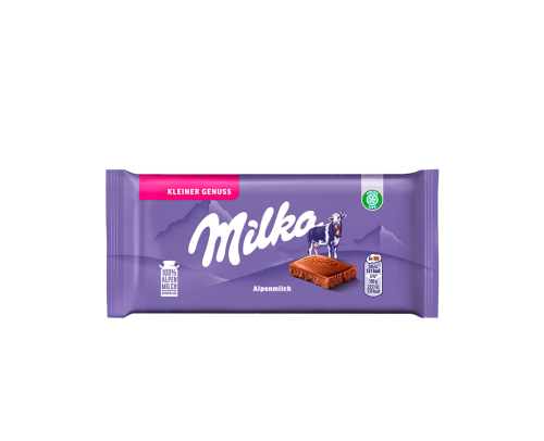 19 45g Ta Milka Alpenmilch 