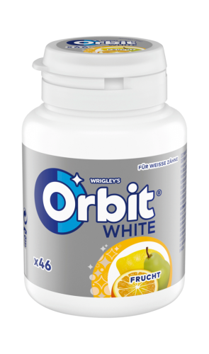 12 46    St Orbit White Kaugummi Fruit Bottle 