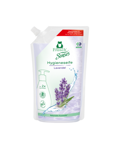 6 0.50l Pg Frosch Senses Hygiene Seife Lavendel 