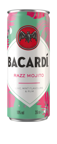 12 0.25l Ds Bacardi Razz Mojito 10% EWP 