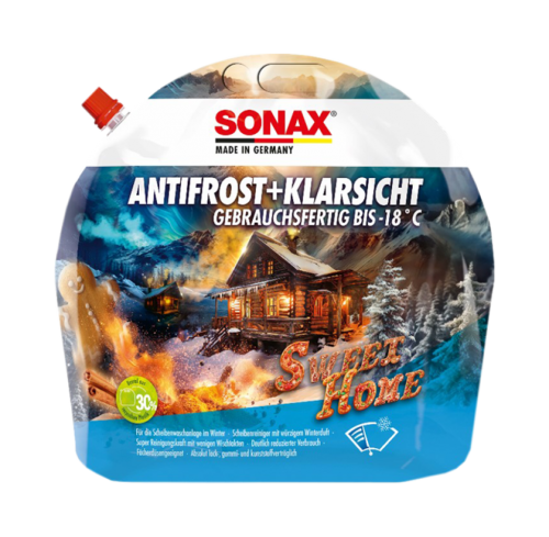 4 3.00l Bt Sonax Scheibenfrostschutz AntiFrost + KlarSicht gebrauchsfertig bis - 18° C Sweet Home 