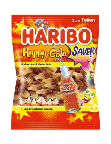 18 175g Bt Haribo Happy Cola sauer  