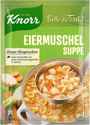 16 59g Bt Knorr Bitte zu Tisch Eiermuschelsuppe 