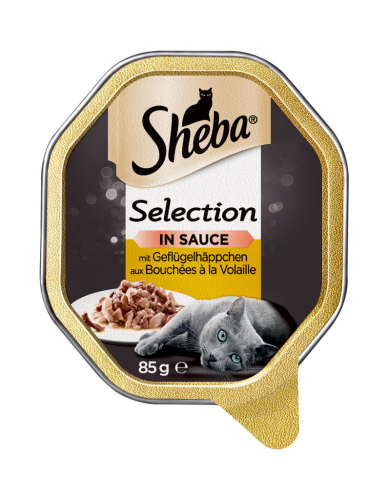 22 85gr Be Sheba Schale Sauce Selection Kalb 