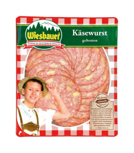 5 80g Pg Wiesbauer Käsewurst Gesliced 