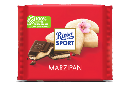 12 100g Ta Ritter Sport Marzipan 