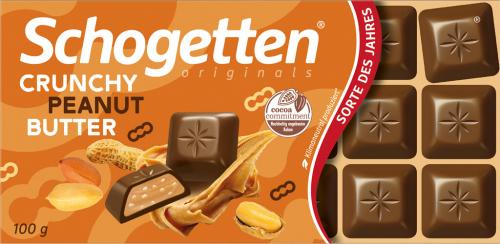 15 100g Pg Schogetten Crunchy Peanut Butter  