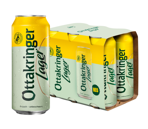 4 6/0.50MP Ottakringer Lager Dose 