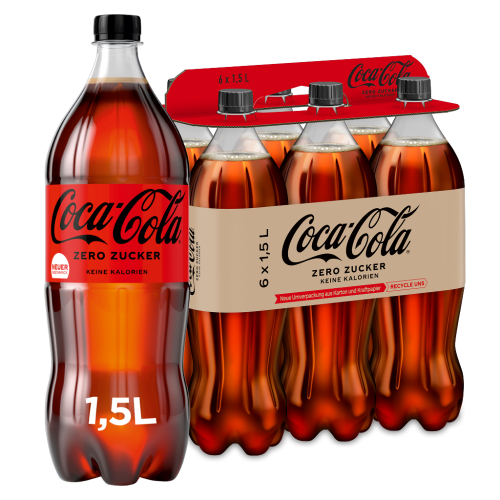 6 1.50lFl Coca-Cola Zero Litetop PET 