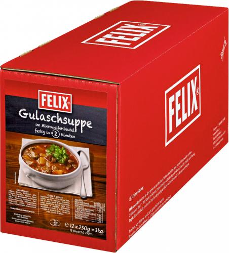 12 250ml Bt Felix Gulaschsuppe Gastro 