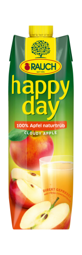 12 1.00l Pg Rauch Happy Day Apfel 100% naturtrüb 