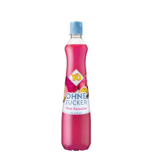 6 0.70l Fl YO Fruchtsirup Pink Paradise Ohne Zucker  