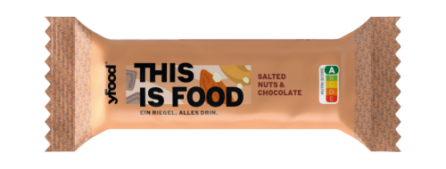 12 60gr Pg yfood Bar Salted Nuts & Chocolate 