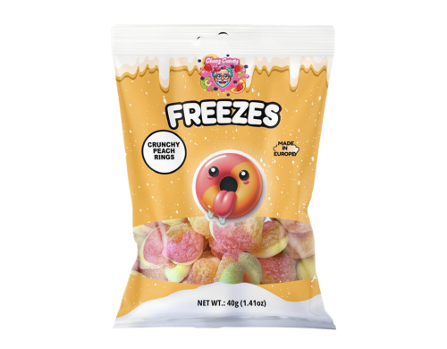 16 40g Bt Chaos Candy Freezes Crunchy Peach Rings 