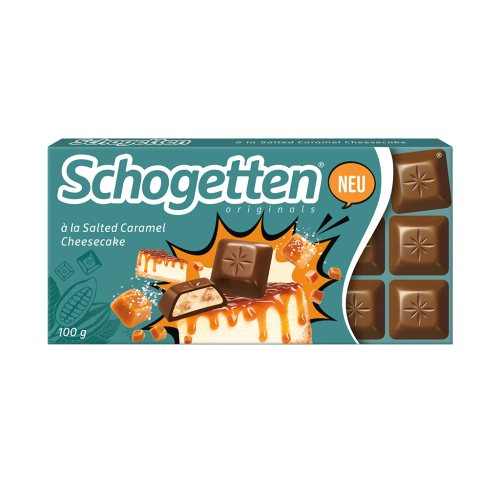 15 100g Ta Schogetten Salted Caramel Cheesecake 