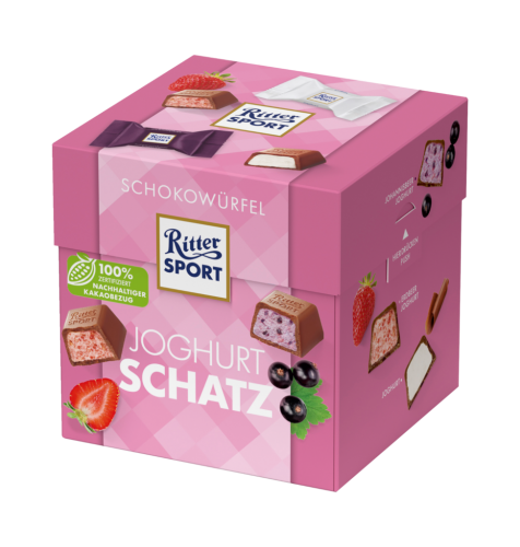 8 176gr Pg Ritter Sport Schokowürfel Joghurt 