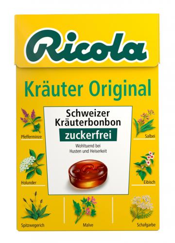 10 50g Pg Ricola Kräuter zuckerfrei 