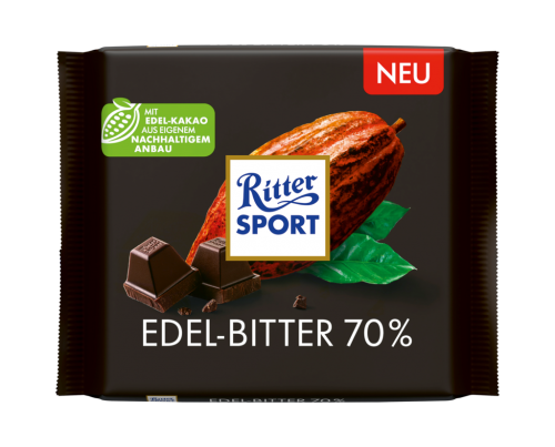 9 100gr Ta Ritter Sport Edel-Bitter 