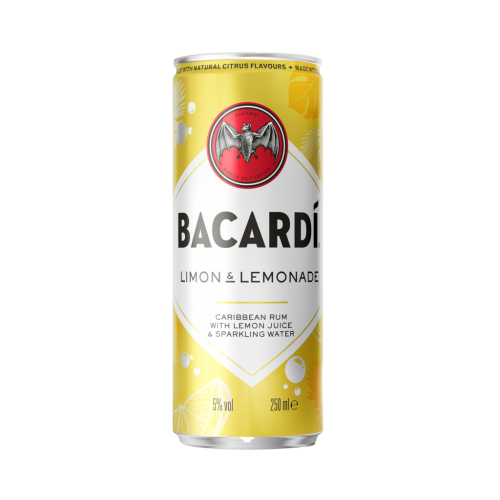 12 0.25l Ds Bacardi Limon Lemonade 5 % 