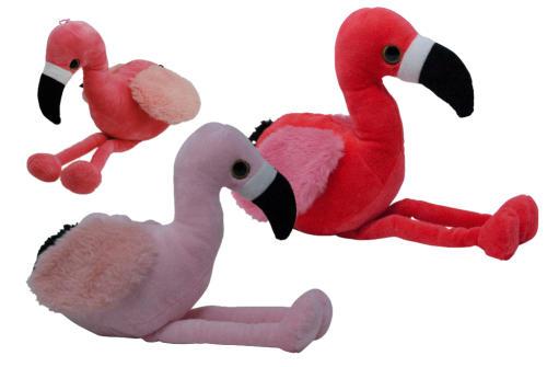 1 1St Pg Plüsch Flamingo, 20/36cm  