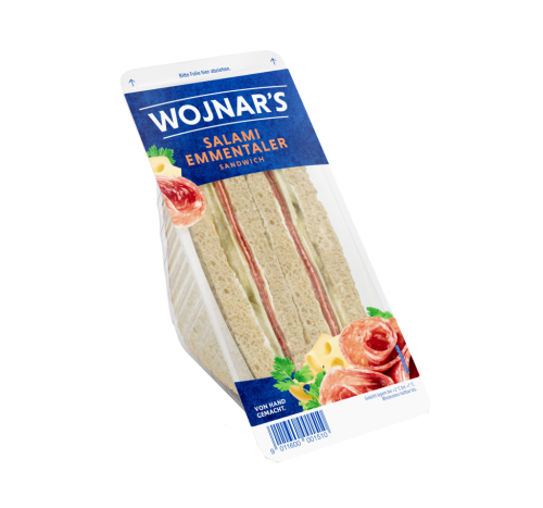 4 150g Pg Wojnar's Salami & Emmentaler Sandwich 