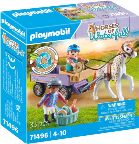 1 1St Pg PLAYMOBIL 71496 Ponykutsche 