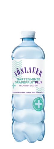 6 0.75l Fl Vöslauer Flavours Plus Gartenminze Grapefruit Plus Biotin Selen PET EWP 