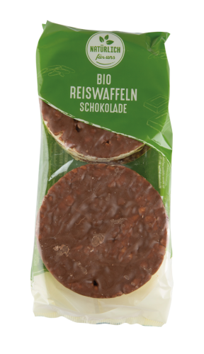 12 100g Pg Natürlich für uns BIO Reiswaffel Schoko 