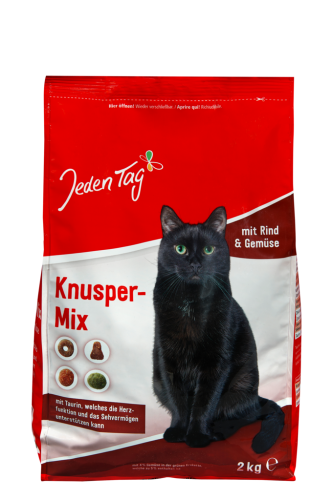 4 2kgPg Jeden Tag Katzenfutter Trocken Rind 